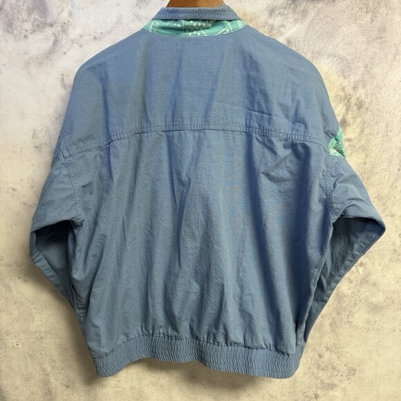 Quiksilver x Stranger Things Jacket Adult Medium 24x24.5 Blue Retro Surf - Picture 2 of 10